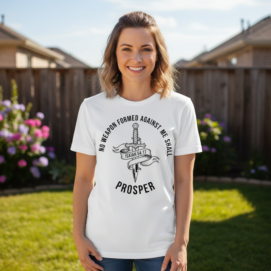 No weapon formed against me shall prosper Premium Crewneck T-shirt